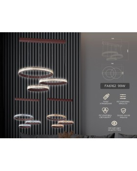 Каскадная люстра Ambrella Light FA6162-foto3