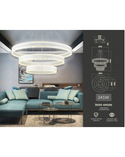 Каскадная люстра Ambrella Light FA6181-foto4