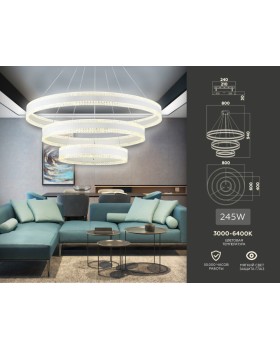 Каскадная люстра Ambrella Light FA6181-foto4