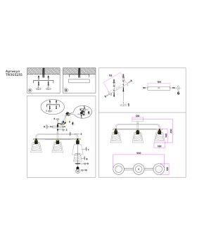 Накладной светильник Ambrella Light TR303235-foto3