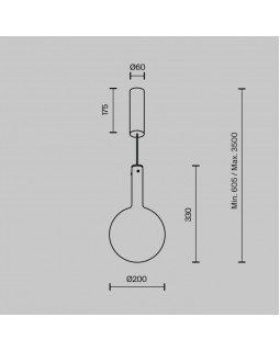 Подвесной светильник Maytoni MOD182PL-L4CG3K-foto7