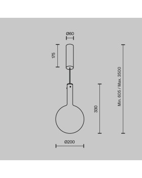 Подвесной светильник Maytoni MOD182PL-L4CG3K-foto7