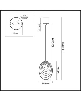 Подвесной светильник Odeon Light 5039/1-foto3