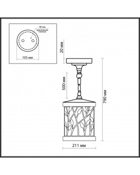 Подвесной светильник Odeon Light 2287/1-foto3