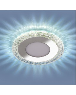 Встраиваемый светильник Elektrostandard 9909 LED 8W CL прозрачный-foto2