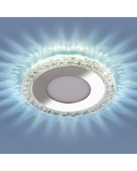 Встраиваемый светильник Elektrostandard 9909 LED 8W CL прозрачный-foto2