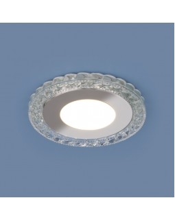 Встраиваемый светильник Elektrostandard 9909 LED 8W CL прозрачный-foto3