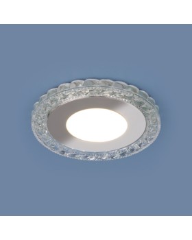 Встраиваемый светильник Elektrostandard 9909 LED 8W CL прозрачный-foto3