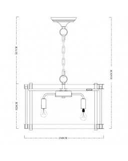 Подвесная люстра Divinare 8101/02 SP-5-foto2