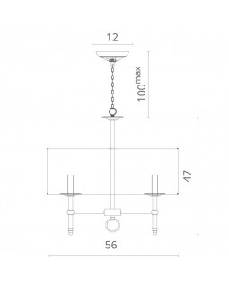 Подвесная люстра Divinare 1162/01 SP-5-foto5