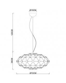 Подвесная люстра Divinare 1720/02 SP-72-foto5