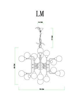 Подвесная люстра Divinare 3360/15 LM-16-foto5
