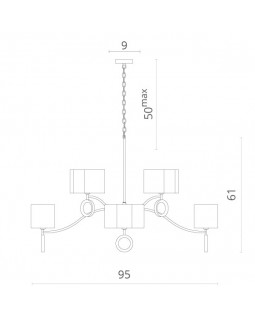 Подвесная люстра Divinare 4069/02 LM-8-foto5