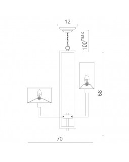 Подвесная люстра Divinare 5933/01 LM-8-foto6