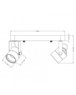 Спот ARTE Lamp A1310PL-2WH-foto5