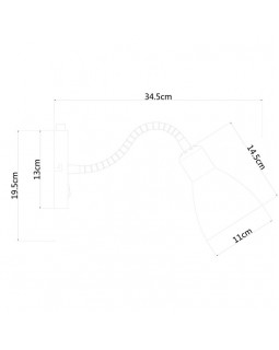 Бра ARTE Lamp A1408AP-1AB-foto4