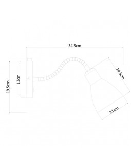 Бра ARTE Lamp A1408AP-1CC-foto4