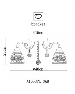Накладная люстра ARTE Lamp A1658PL-3AB-foto3