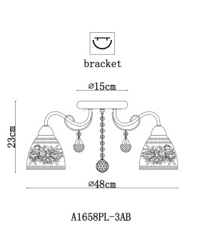 Накладная люстра ARTE Lamp A1658PL-3AB-foto3