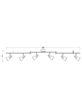 Спот ARTE Lamp A1677PL-6BK-foto3