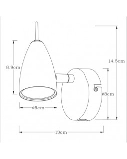 Спот ARTE Lamp A1966AP-1GY-foto3
