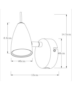 Спот ARTE Lamp A1966AP-1GY-foto3