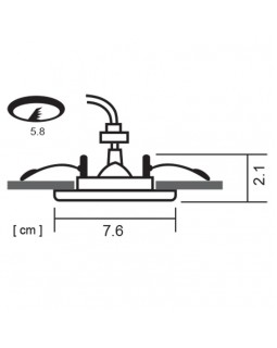 Встраиваемый светильник ARTE Lamp A2103PL-1GY-foto3