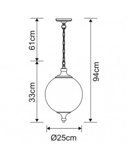 Подвесной светильник ARTE Lamp A3051SP-1AB-foto4