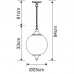 Подвесной светильник ARTE Lamp A3051SP-1AB