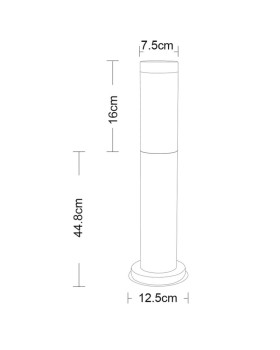 Садовый светильник ARTE Lamp A3158PA-1SS-foto3