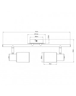 Спот ARTE Lamp A4510PL-2SS-foto4