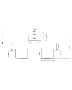 Спот ARTE Lamp A4510PL-2SS-foto4