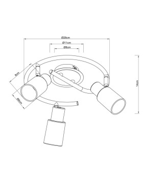 Спот ARTE Lamp A4510PL-3SS-foto4