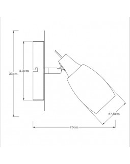 Спот ARTE Lamp A4590AP-1SS-foto4