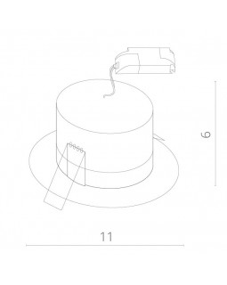 Встраиваемый светильник ARTE Lamp A5438PL-1SS-foto4
