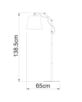 Торшер ARTE Lamp A5700PN-1WH-foto5