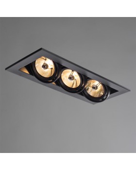 Встраиваемый светильник ARTE Lamp A5930PL-3BK-foto2