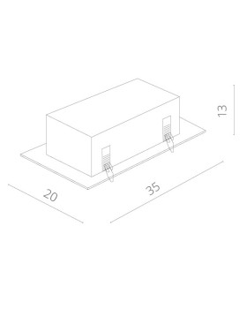 Встраиваемый светильник ARTE Lamp A5949PL-2WH-foto3