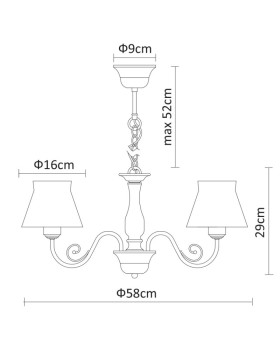 Подвесная люстра ARTE Lamp A7021LM-5WH-foto5