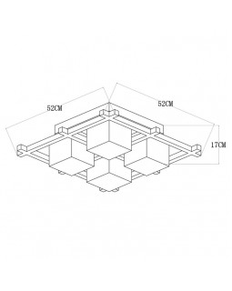 Накладной светильник ARTE Lamp A8252PL-4CK-foto4