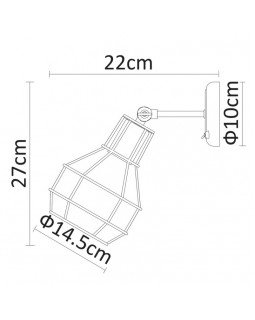Бра ARTE Lamp A9182AP-1WH-foto4