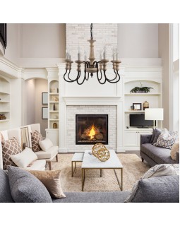 Подвесная люстра ARTE Lamp A1700LM-8BR-foto5