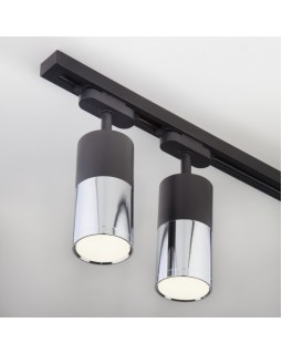 Светильник на шине Elektrostandard Avantag Черный матовый/хром 6W 4200K (LTB27)-foto4