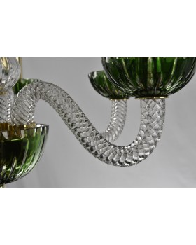 Подвесная люстра Bohemia Ivele Crystal 1308/6/165 G Cl/Clear-Green/H-1K-foto2