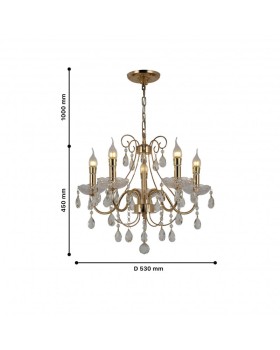 Подвесная люстра F-Promo 2574-5P-foto5