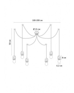 Подвесная люстра ARTE Lamp A4321SP-6GY-foto3