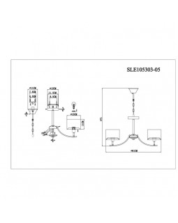 Подвесная люстра Evoluce SLE105303-05-foto4