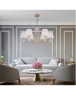 Подвесная люстра Eurosvet 60114/6 золото-foto2