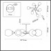 Люстра на штанге LUMION 4546/6C