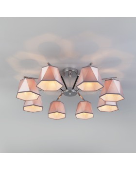 Люстра на штанге Eurosvet 60076/8 хром-foto5